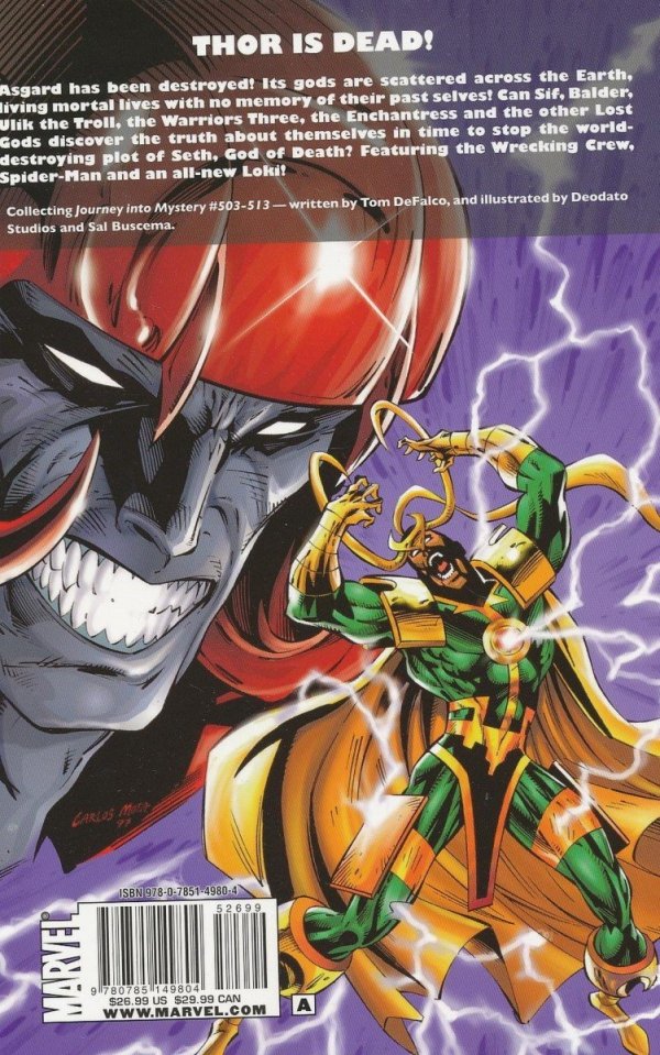 THOR THE LOST GODS TP [9780785149804] **promocja TOMY**