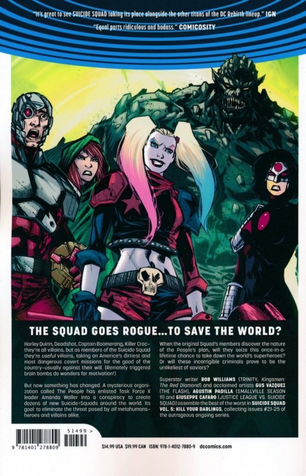 SUICIDE SQUAD VOL 05 KILL YOUR DARLINGS TP [9781401278809] **OFERTA SPECJALNA**