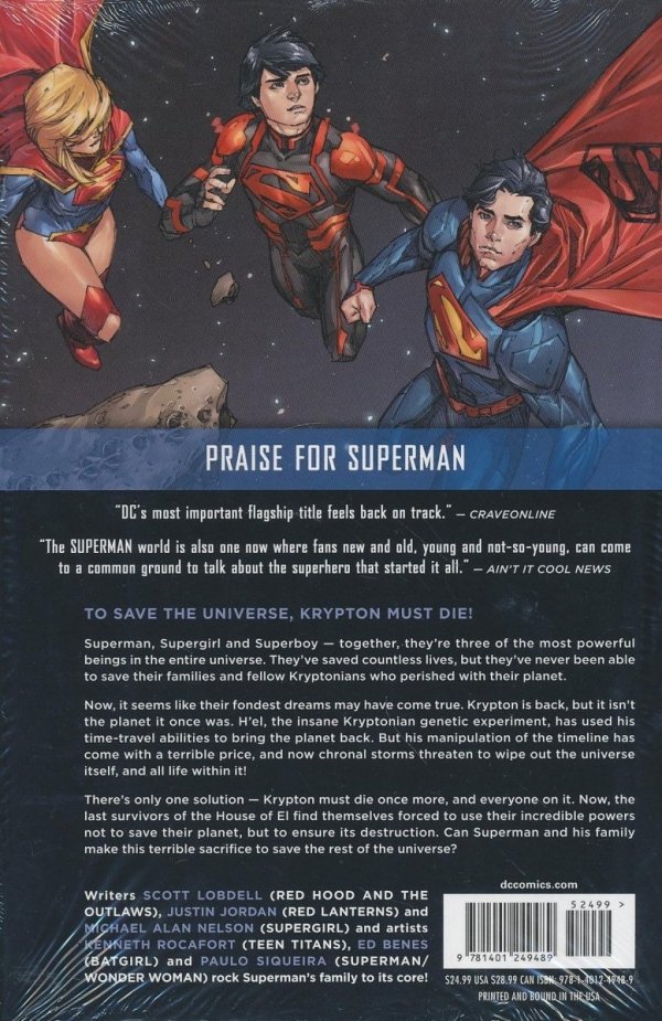 SUPERMAN KRYPTON RETURNS HC [9781401249489]