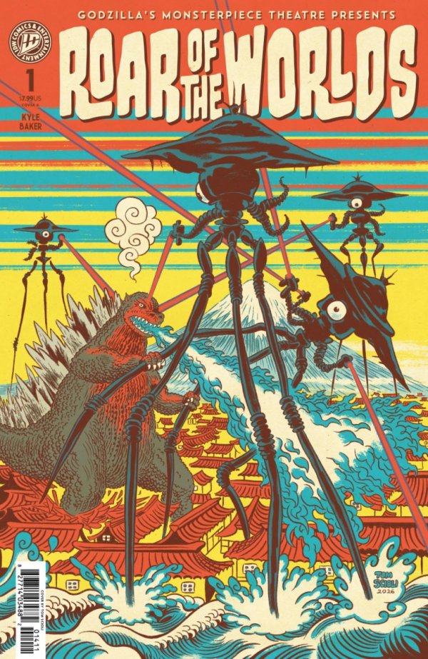 GODZILLAS MONSTERPIECE THEATRE PRESENTS ROAR OF THE WORLDS COVER A SCIOLI [82771403576600111]