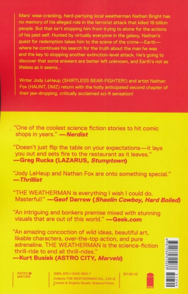 WEATHERMAN VOL 02 TP [9781534315037]