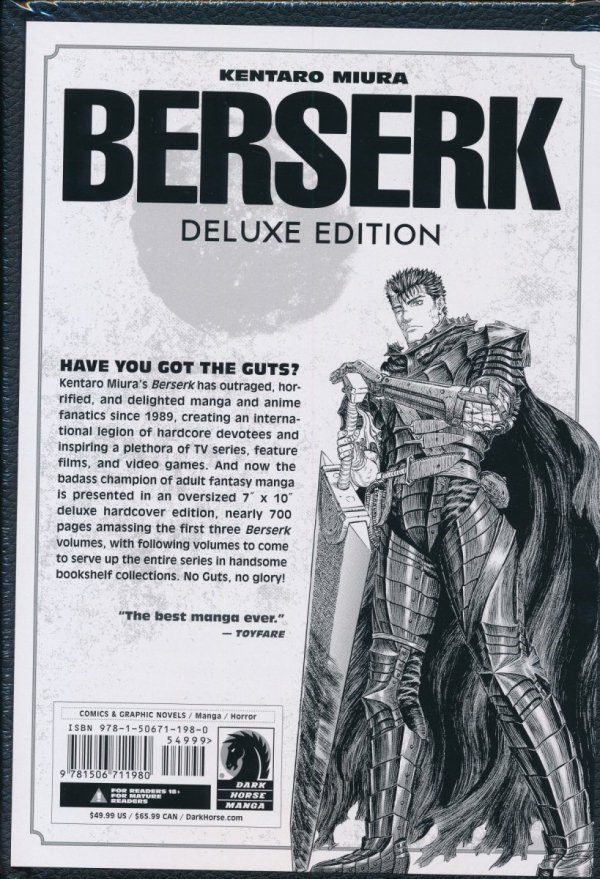 BERSERK DELUXE EDITION VOL 01 HC [9781506711980]