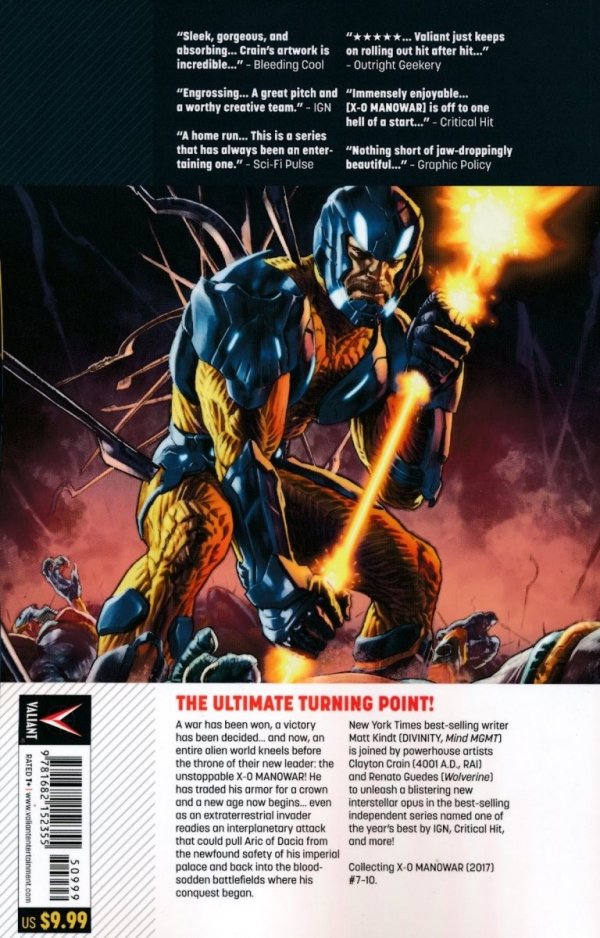 X-O MANOWAR VOL 03 EMPEROR TP [9781682152355] **promocja TOMY**