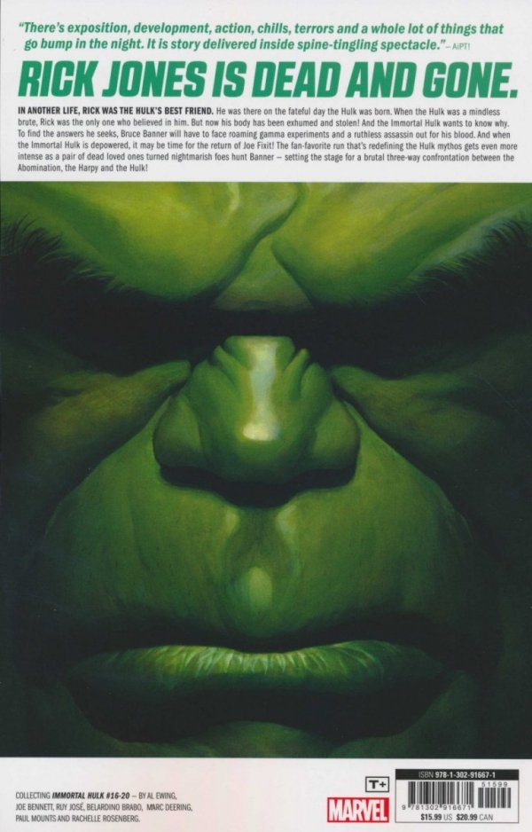 IMMORTAL HULK VOL 04 ABOMINATION TP [9781302916671] **promocja TOMY**