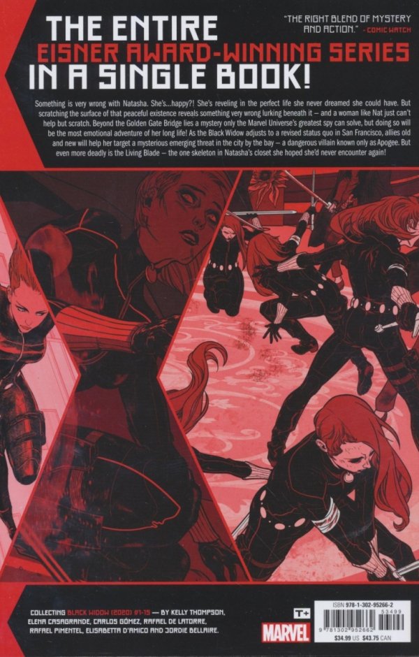 BLACK WIDOW BY KELLY THOMPSON TP [9781302952662] **promocja STOCK SALE**