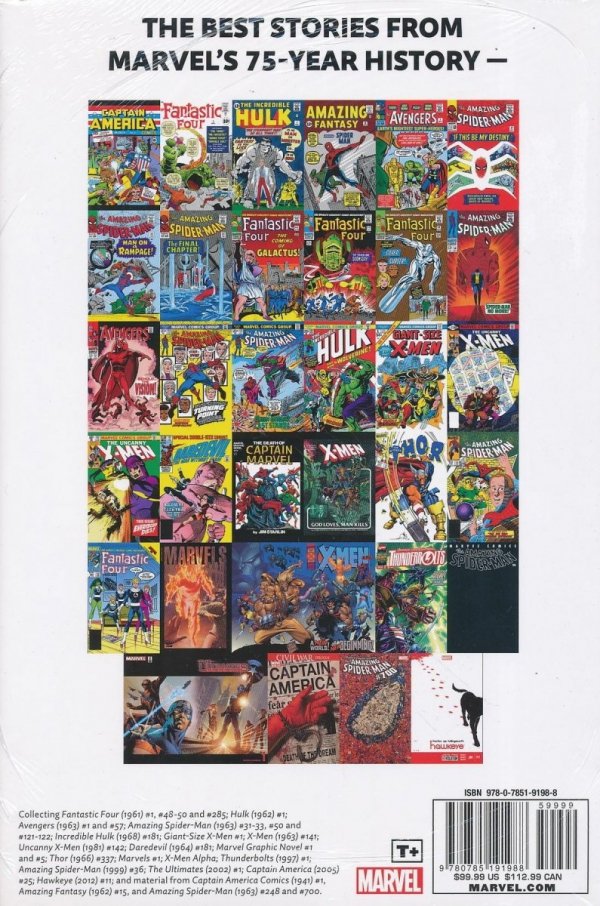 MARVEL 75 YEARS OMNIBUS HC [STANDARD] [9780785191988] **PROMOCJA TOMY**