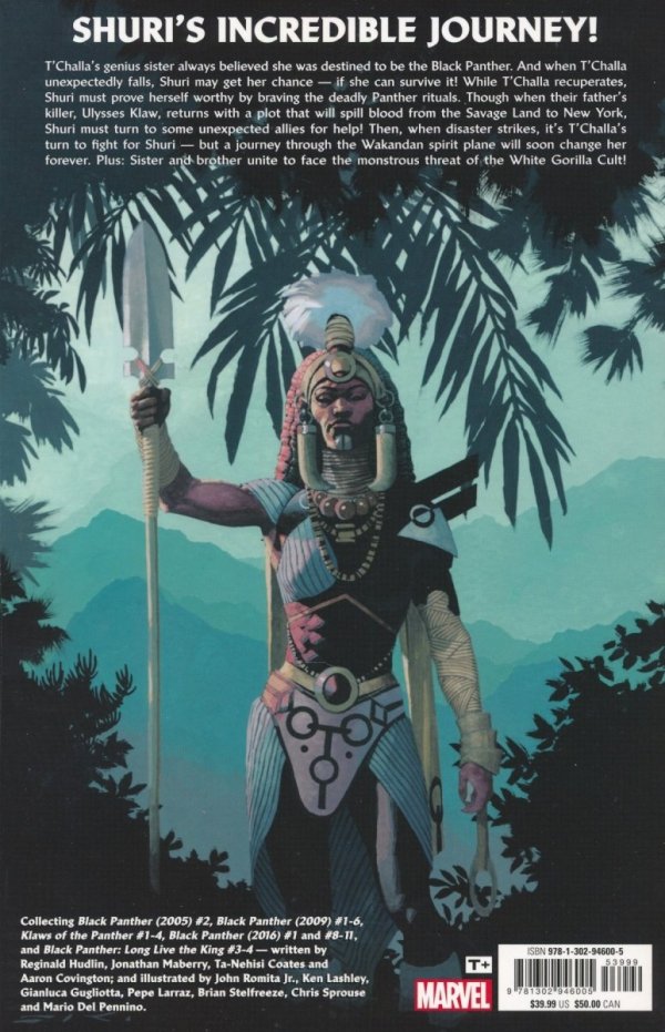 BLACK PANTHER THE SAGA OF SHURI AND TCHALLA TP [9781302946005]