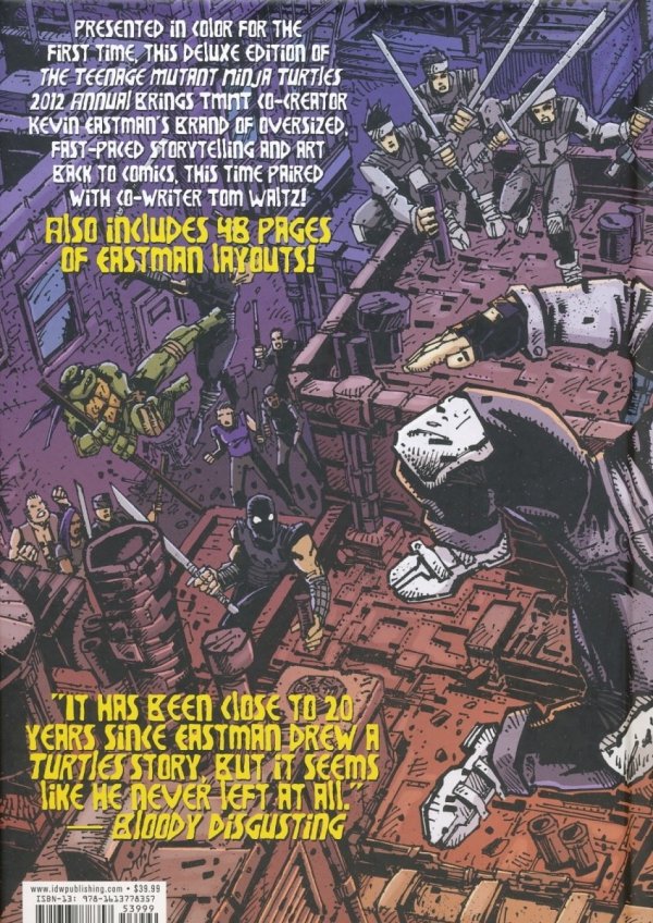 TEENAGE MUTANT NINJA TURTLES 2012 ANNUAL DELUXE EDITION HC [9781613778357]