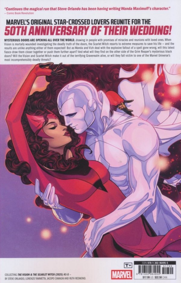 VISION AND THE SCARLET WITCH FEAR THE REAPER TP [9781302964955]