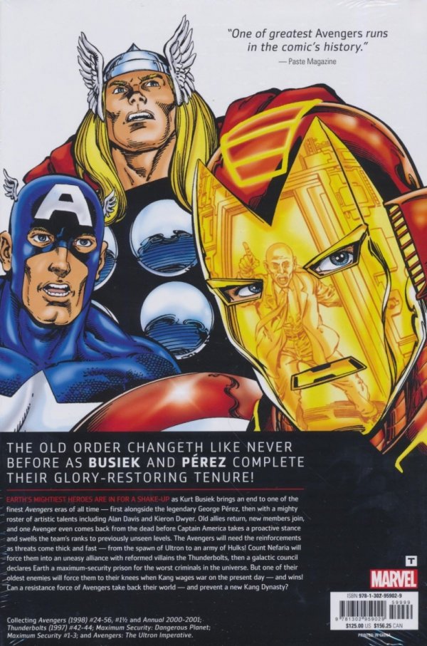 AVENGERS BY KURT BUSIEK AND GEORGE PEREZ OMNIBUS VOL 02 HC [VARIANT] [9781302959029] **PROMOCJA TOMY**