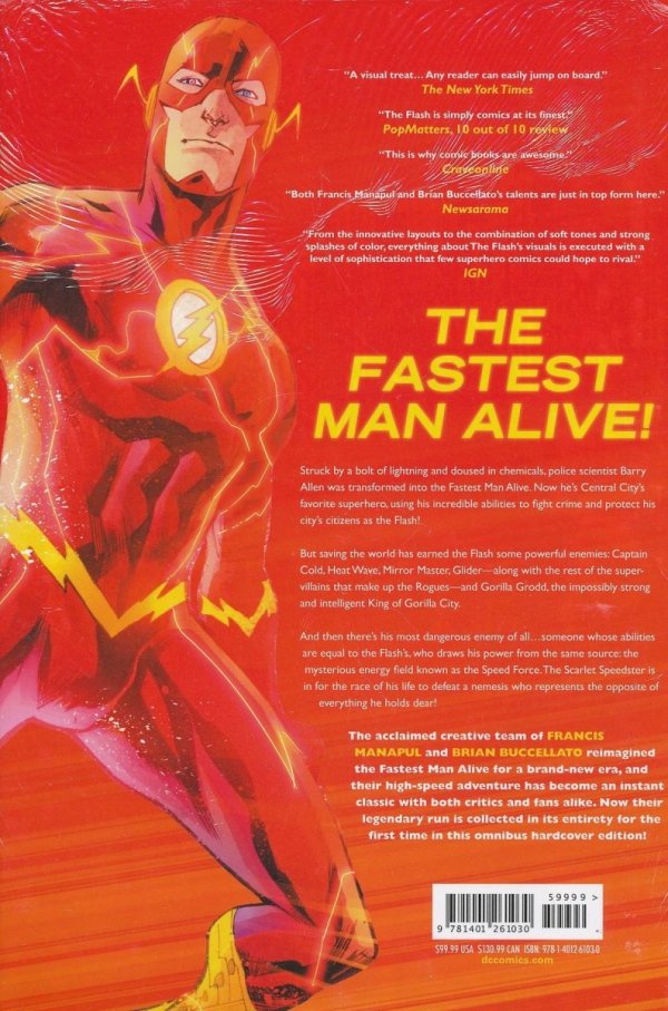 FLASH BY FRANCIS MANAPUL AND BRIAN BUCCELLATO OMNIBUS HC [9781401261030] **PROMOCJA TOMY**