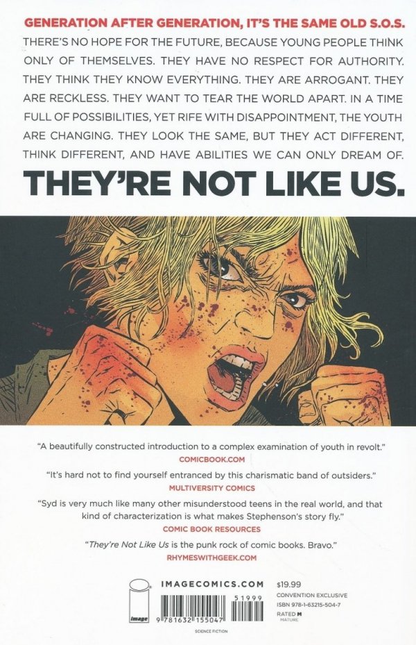 THEYRE NOT LIKE US VOL 01 TP [VARIANT] [9781632155047] **promocja TOMY**