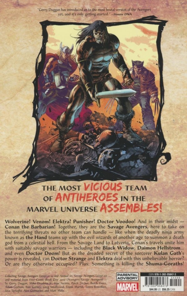 SAVAGE AVENGERS BY GERRY DUGGAN VOL 01 TP [9781302958473] **OFERTA SPECJALNA**