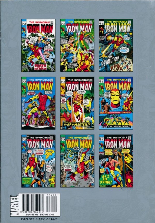 MARVEL MASTERWORKS THE INVINCIBLE IRON MAN VOL 07 HC [STANDARD] [9780785150442]