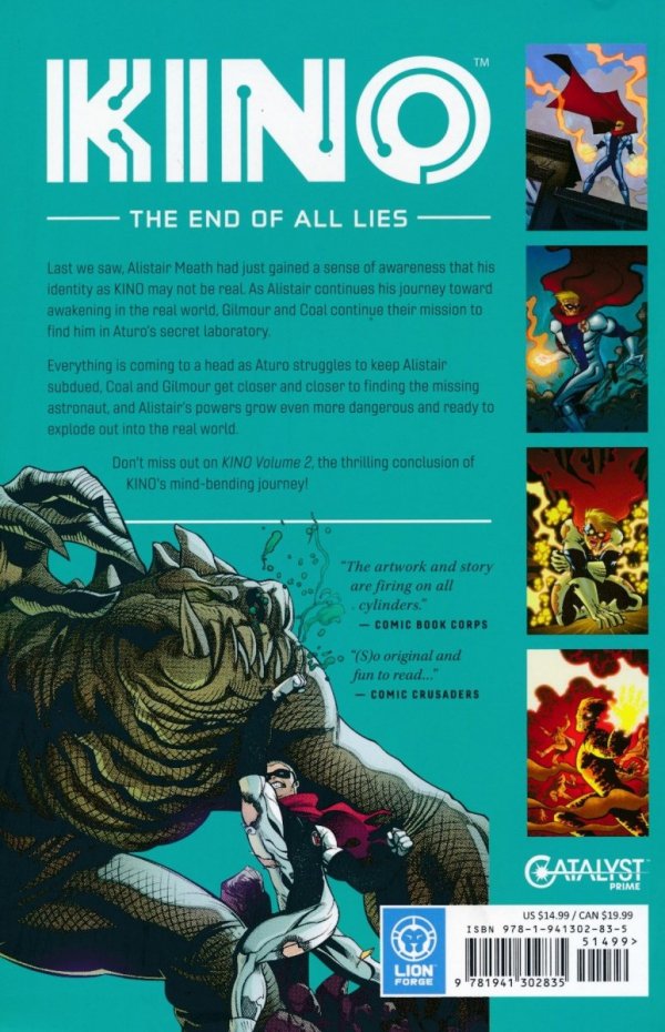 CATALYST PRIME KINO VOL 02 THE END OF ALL LIES TP [9781941302835]