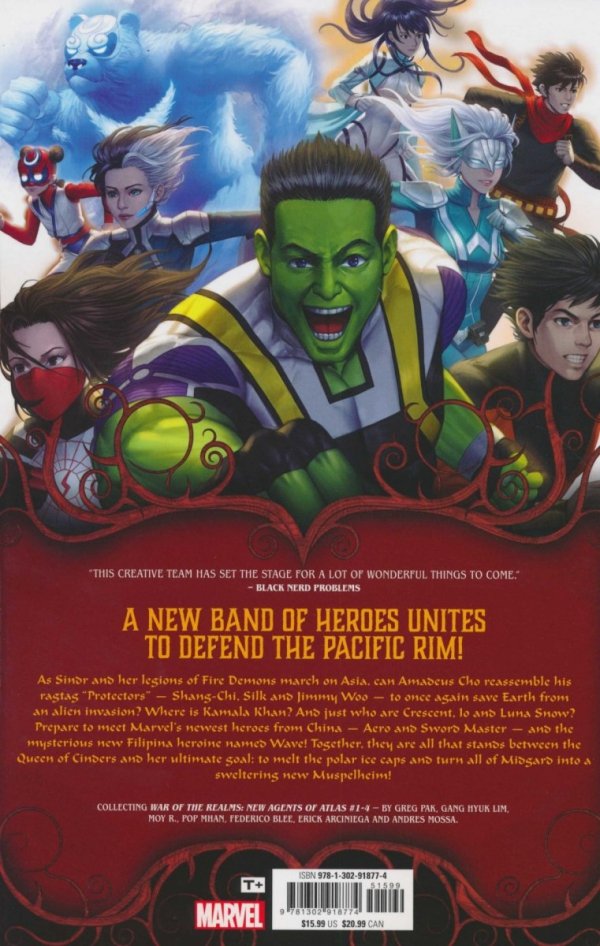 WAR OF THE REALMS NEW AGENTS OF ATLAS TP [9781302918774]