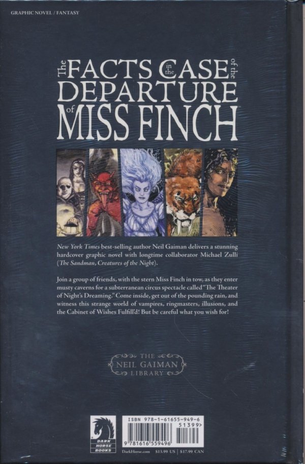 FACTS IN CASE OF DEPARTURE OF MISS FINCH HC [9781616559496]