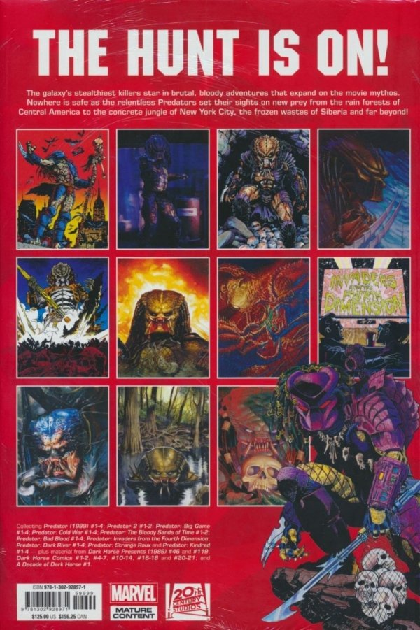 PREDATOR THE ORIGINAL YEARS OMNIBUS VOL 01 HC [VARIANT] [9781302928971] **promocja TOMY**