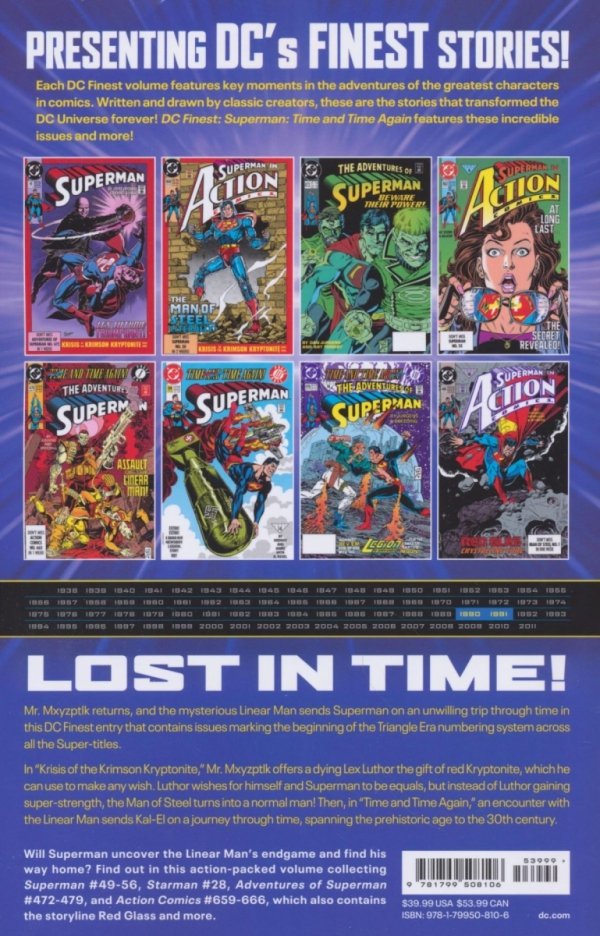 DC FINEST SUPERMAN TIME AND TIME AGAIN TP [9781799508106]