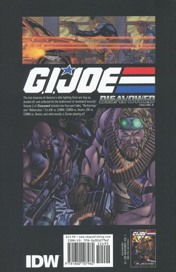GI JOE DISAVOWED VOL 02 TP [9781600107962] **promocja TOMY**