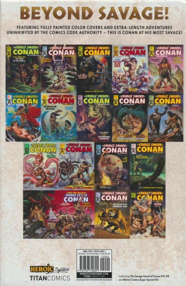 SAVAGE SWORD OF CONAN THE ORIGINAL COMICS OMNIBUS VOL 02 HC [VARIANT] [9781787740891] **promocja TOMY**