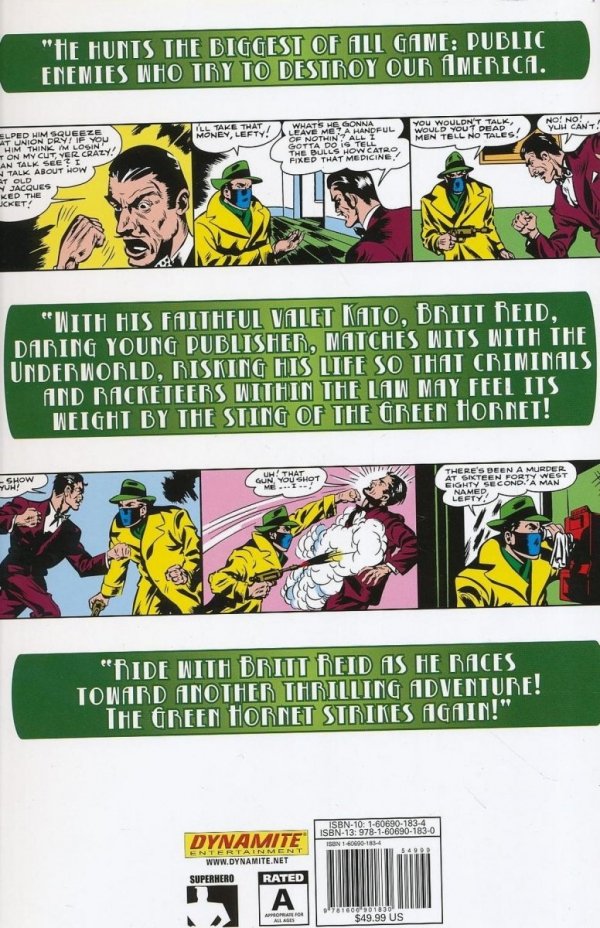 GREEN HORNET GOLDEN AGE REMASTERED HC [9781606901830]
