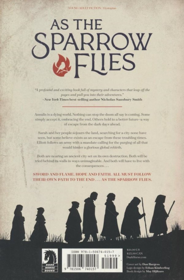 AS SPARROW FLIES SOJOURNERS SAGA NOVEL VOL 01 TP [9781506740157]