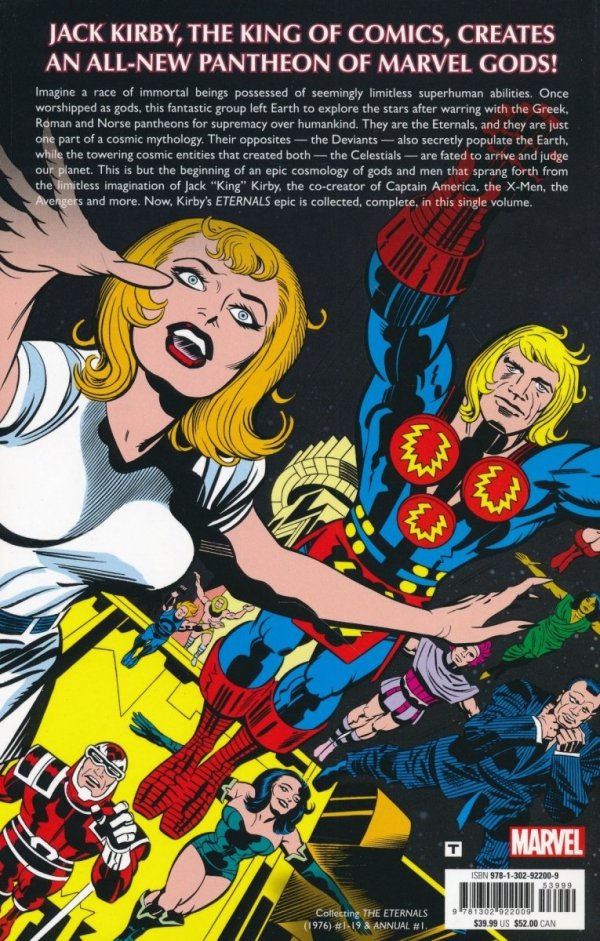 ETERNALS BY JACK KIRBY THE COMPLETE COLLECTION TP [STANDARD] [9781302922009] **promocja TOMY**