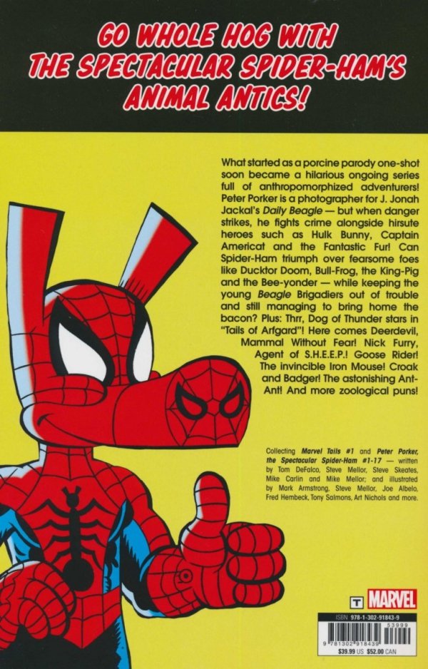 PETER PORKER THE SPECTACULAR SPIDER-HAM THE COMPLETE COLLECTION VOL 01 TP [9781302918439] **promocja TOMY**