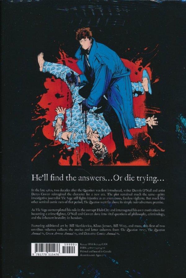 QUESTION BY DENNIS ONEIL AND DENYS COWAN OMNIBUS VOL 01 HC [9781779515476] **promocja TOMY**
