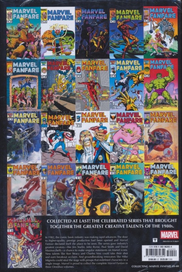 MARVEL FANFARE OMNIBUS VOL 02 HC [STANDARD] [9781302962654]