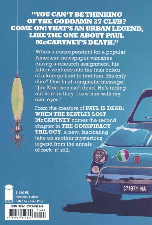 JIM LIVES THE MYSTERY OF THE LEAD SINGER OF THE DOORS AND THE 27 CLUB TP [9781534319639]