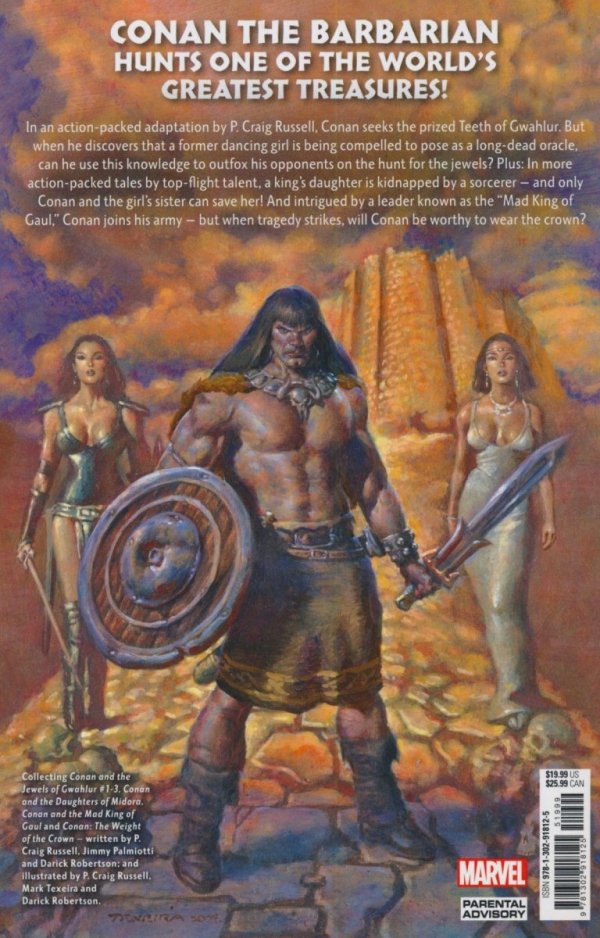 CONAN THE JEWELS OF GWAHLUR AND OTHER STORIES TP [9781302918125] **promocja TOMY**