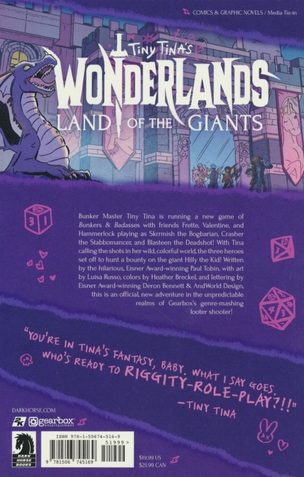 TINY TINAS WONDERLANDS LAND OF GIANTS TP [9781506745169]