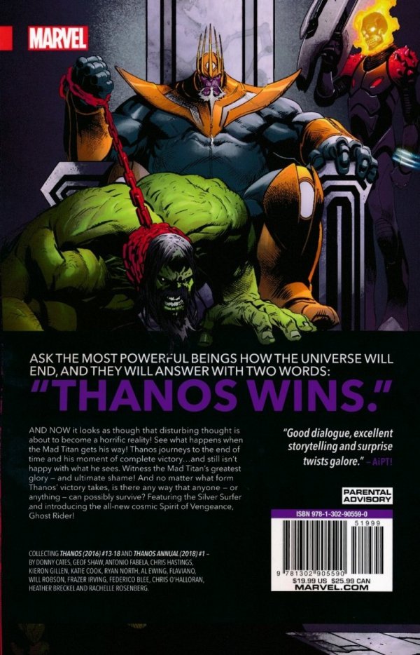 THANOS THANOS WINS TP [STANDARD] [9781302905590] **promocja TOMY**