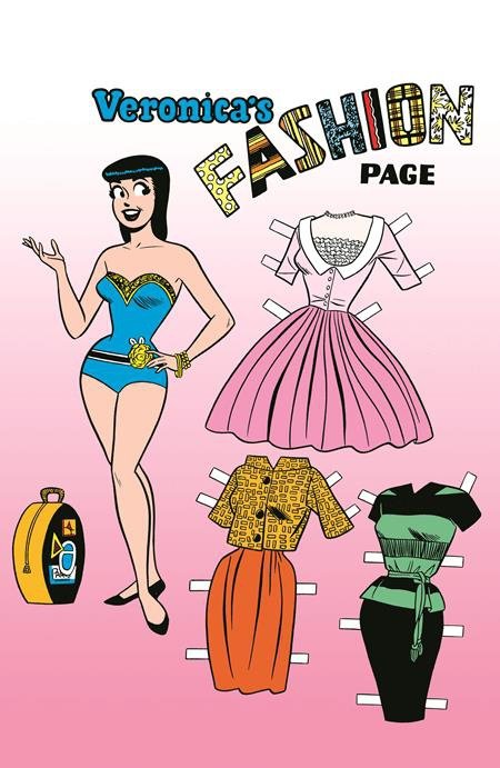 ARCHIE COMICS 85TH ANNIVERSARY PRESENTS BETTY AND VERONICA FASHION PAGES ONE-SHOT CVR F DAN DECARLO RED FOIL VERONICA PIN-UP VAR [76281632746600161]