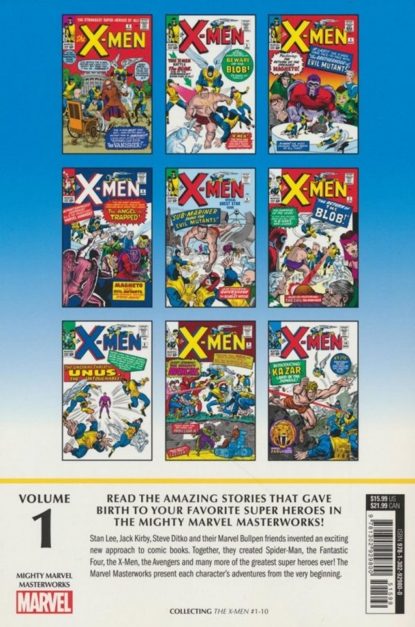 MIGHTY MARVEL MASTERWORKS THE X-MEN THE STRANGEST SUPER HEROES OF ALL TP [STANDARD] [9781302929800]