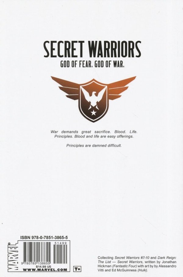 SECRET WARRIORS BY JONATHAN HICKMAN VOL 02 TP [9780785138655] **promocja TOMY**