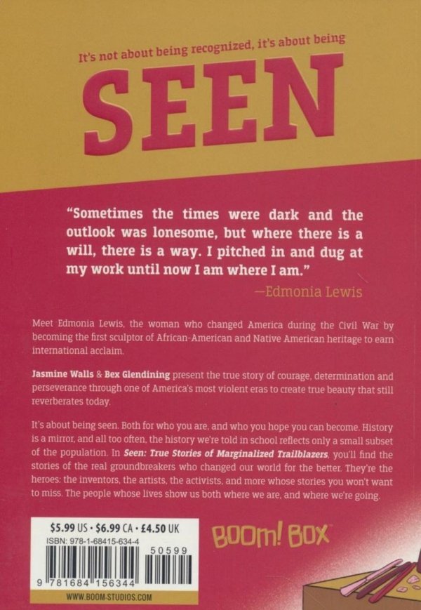SEEN TRUE STORIES OF MARGINALIZED TRAILBLAZERS EDMONIA LEWIS TP [9781684156344]