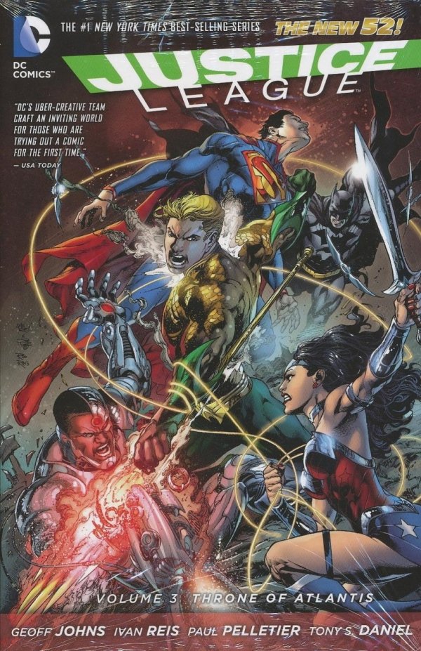 JUSTICE LEAGUE VOL 03 THRONE OF ATLANTIS HC [9781401242404] **promocja TOMY**