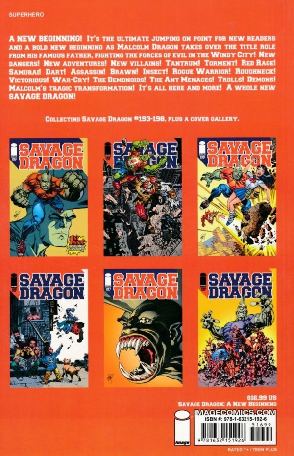 SAVAGE DRAGON A NEW BEGINNING TP [9781632151926] **promocja TOMY**