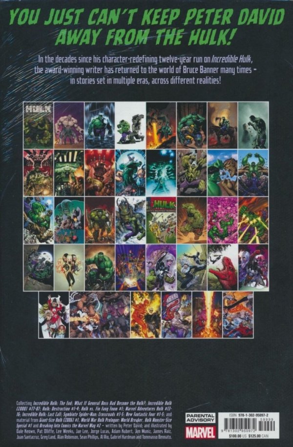 INCREDIBLE HULK BY PETER DAVID OMNIBUS VOL 05 HC [VARIANT] [9781302950972] **OFERTA SPECJALNA**