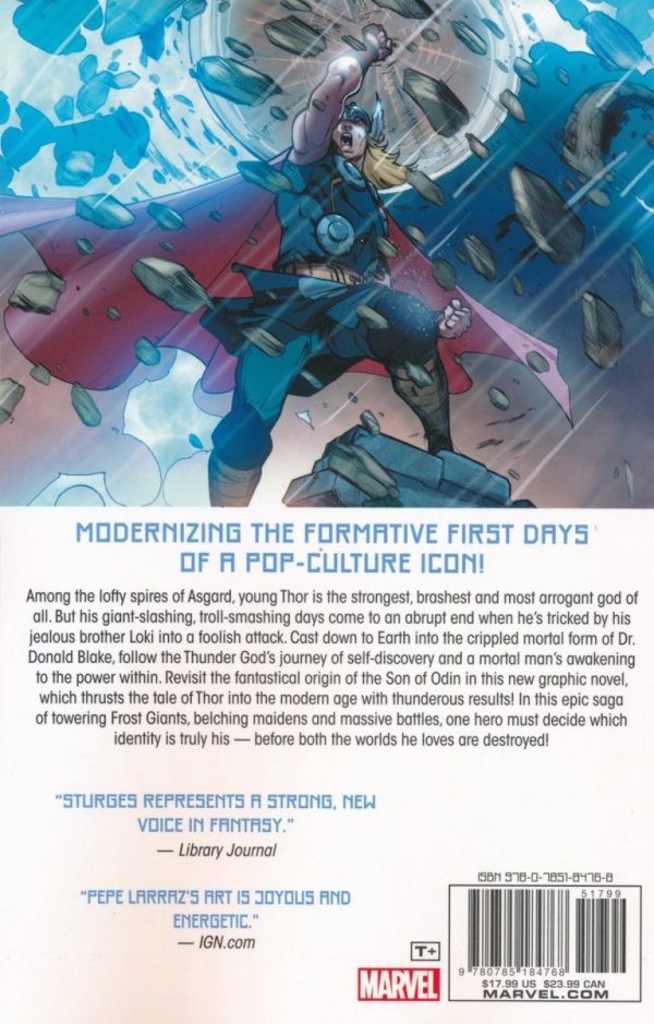 THOR WORTHY ORIGINS TP [9780785184768] **promocja TOMY**