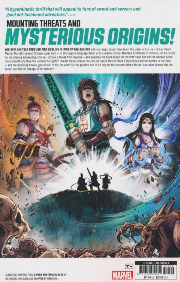SWORD MASTER VOL 01 WAR OF THE ANCIENTS TP [9781302919481] **promocja TOMY**