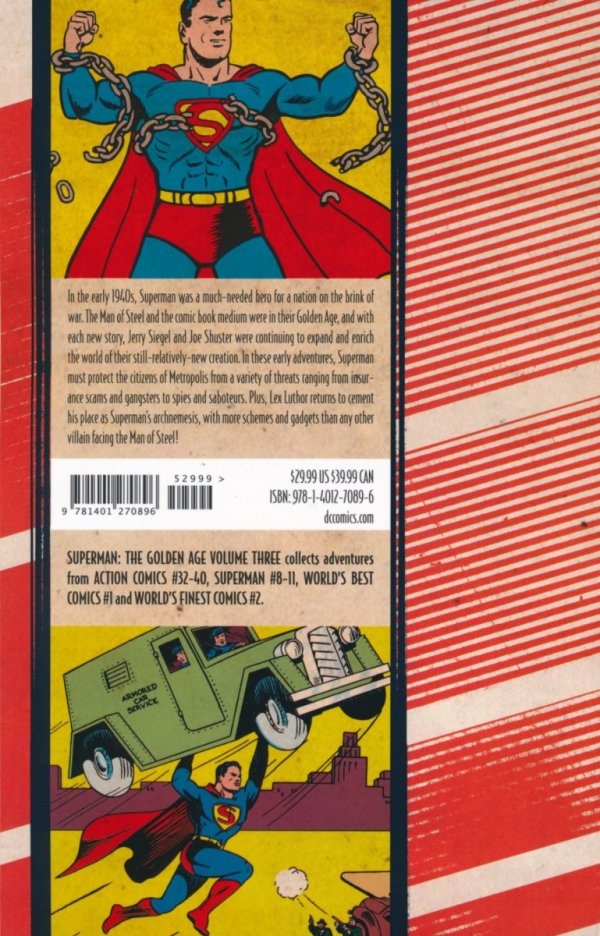 SUPERMAN THE GOLDEN AGE VOL 03 TP [9781401270896] **promocja TOMY**