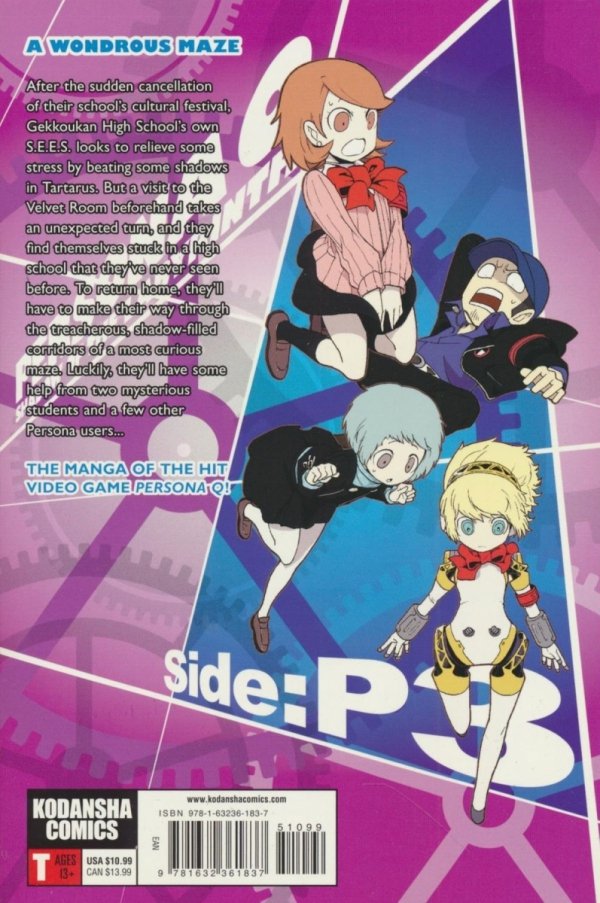 PERSONA Q SHADOW OF THE LABYRINTH SIDE P3 VOL 01 TP [9781632361837]