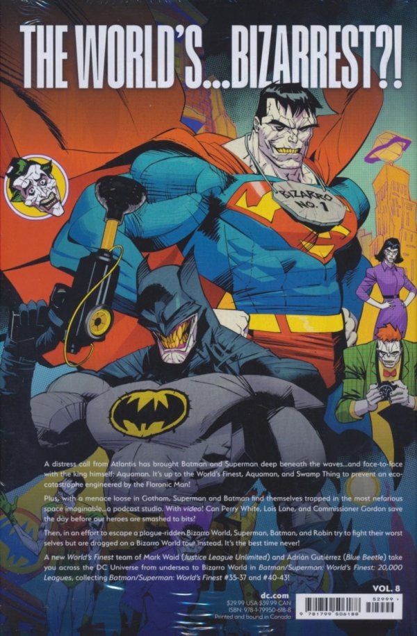 BATMAN SUPERMAN WORLDS FINEST VOL 08 20000 LEAGUES HC [9781799506188]