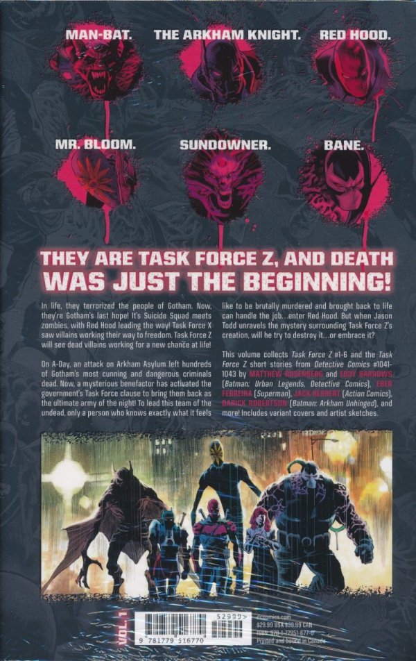 TASK FORCE VOL 01 Z DEATHS DOOR HC [9781779516770]