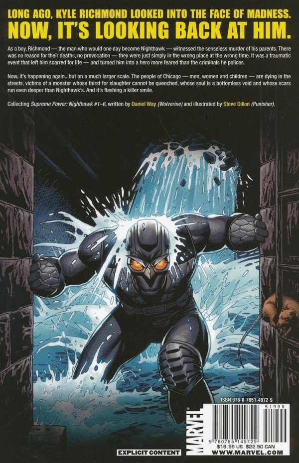 SUPREME POWER NIGHTHAWK TP [9780785149729] **PROMOCJA TOMY**