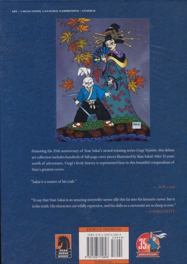USAGI YOJIMBO 35 YEARS OF COVERS HC [9781506715896] **promocja TOMY**